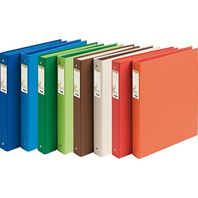 Exacompta Conf. da 10 Raccoglitori Foderati in Cartoncino Bicolore Riciclato Forever 2 Anelli Tondi 30 mm Dorso 40 mm F.to Esterno 26x32 cm per A4 8 Colori Assortiti Exacompta Conf. da 10 Raccoglitori Foderati in Cartoncino Bicolore Riciclato Forever 2 Anelli Tondi 30 mm Dorso 40 mm F.to Esterno 26x32 cm per A4 8 Colori Assortiti