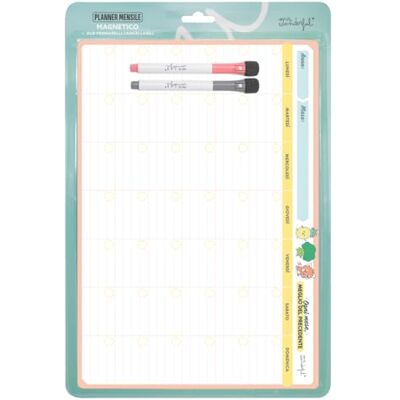 Mr. Wonderful Planner magnetico stile lavagna Ogni mese, meglio del precedente Mr. Wonderful Planner magnetico stile lavagna Ogni mese, meglio del precedente
