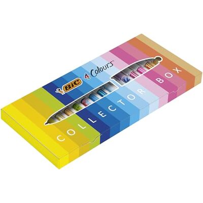 BIC Collezione Speciale 4 Colours di 15 Penne a Sfera Punta Media (1,00 mm) e Punta Larga (1,6 mm) Inchiostro di Colori Assortiti, Confezione da 15 BIC Collezione Speciale 4 Colours di 15 Penne a Sfera Punta Media (1,00 mm) e Punta Larga (1,6 mm) Inchiostro di Colori Assortiti, Confezione da 15