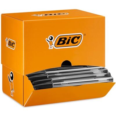 BIC Cristal Original, Penne Nere a Sfera, Punta Media (1 mm), Confezione 150 Unità, Cancelleria Ufficio e Business "esclusiva amazon BIC Cristal Original, Penne Nere a Sfera, Punta Media (1 mm), Confezione 150 Unità, Cancelleria Ufficio e Business "esclusiva amazon
