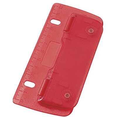 WEDO 067802 Perforatore Tascabile, 8 cm, Rosso WEDO 067802 Perforatore Tascabile, 8 cm, Rosso