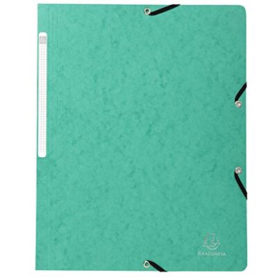 Exacompta – Cartellina in cartone manila 355 g, Nature Future, DIN A4, colore verde, 10 pezzi Exacompta – Cartellina in cartone manila 355 g, Nature Future, DIN A4, colore verde, 10 pezzi
