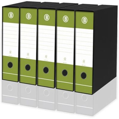 LogicaShop Log DOX Faldoni Portadocumenti Ufficio con Custodia, Raccoglitore ad Anelli A4, Dorso 8, Formato Commerciale, 32 cm Altezza, Classificatori Dossier Archivio Fatture e Documenti, 5 Pz (Lime) LogicaShop Log DOX Faldoni Portadocumenti Ufficio con Custodia, Raccoglitore ad Anelli A4, Dorso 8, Formato Commerciale, 32 cm Altezza, Classificatori Dossier Archivio Fatture e Documenti, 5 Pz (Lime)