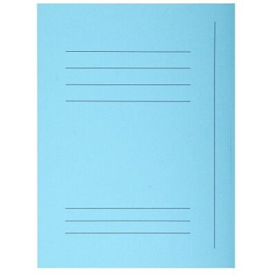 Exacompta Cartelle con Alette, 24x32 cm, Blu Chiaro Exacompta Cartelle con Alette, 24x32 cm, Blu Chiaro
