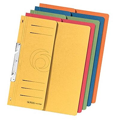herlitz einhakh efter A4 con copertina e sospesa mezzatasca 1/2, 5 pezzi herlitz einhakh efter A4 con copertina e sospesa mezzatasca 1/2, 5 pezzi