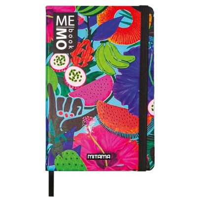 Mitama Taccuino Large Grafica BRAZIL MEMO BOOK NOTEBOOK Copertina Soft Touch Tasca interna + Matita Inclusa Fogli a Quadretti 5 mm 13 x 21 cm Mitama Taccuino Large Grafica BRAZIL MEMO BOOK NOTEBOOK Copertina Soft Touch Tasca interna + Matita Inclusa Fogli a Quadretti 5 mm 13 x 21 cm