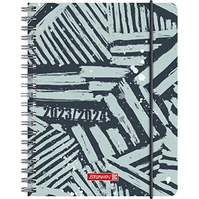 BRUNNEN Agenda settimanale "Razzle Dazzle" 2023/2024 A6, nero/blu, 2 pagine = 1 settimana BRUNNEN Agenda settimanale "Razzle Dazzle" 2023/2024 A6, nero/blu, 2 pagine = 1 settimana