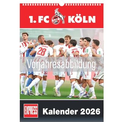DUMONT 1. FC Köln 2027: Wandkalender 29,7x42 cm mit 12 Fußballspieler-Fotografien, Spielterminen und Platz für Notizen DUMONT 1. FC Köln 2027: Wandkalender 29,7x42 cm mit 12 Fußballspieler-Fotografien, Spielterminen und Platz für Notizen
