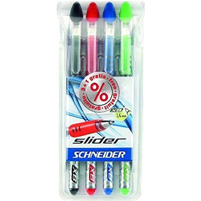Schneider Schreibgeräte Slider Basic XB Penna a sfera Extra grassetto Blu Schneider Schreibgeräte Slider Basic XB Penna a sfera Extra grassetto Blu