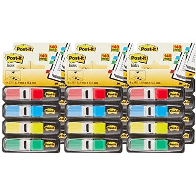 Post-It Etichette Indice 4 Colori Classici 683-4 Blistx4 Paper converting Post-It Etichette Indice 4 Colori Classici 683-4 Blistx4 Paper converting