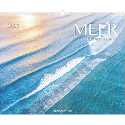 Alpha Meer 2027: Wandkalender 52x42,5 cm mit 12 Ozeanmotiven, sprachneutralem Kalendarium und Spiralbindung Alpha Meer 2027: Wandkalender 52x42,5 cm mit 12 Ozeanmotiven, sprachneutralem Kalendarium und Spiralbindung