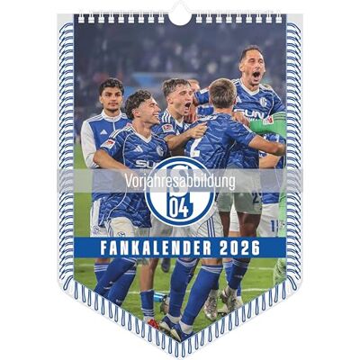 Alpha FC Schalke 04 2027: Bannerkalender 29,7x42 cm mit 12 Stadion- und Fußballspieler-Fotografien, deutschem Kalendarium und Spiralbindung Alpha FC Schalke 04 2027: Bannerkalender 29,7x42 cm mit 12 Stadion- und Fußballspieler-Fotografien, deutschem Kalendarium und Spiralbindung