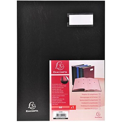 Exacompta Libro Firma, 24x32.5 cm, Nero Exacompta Libro Firma, 24x32.5 cm, Nero