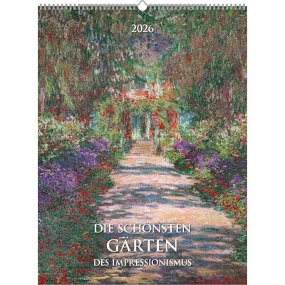 Alpha I giardini più belli dell'impressionismo 2026 – Calendario artistico 42 × 56 cm con capolavori di Monet, Renoir, Degas – Calendario decorativo da parete per gli amanti dell'arte e del Alpha I giardini più belli dell'impressionismo 2026 – Calendario artistico 42 × 56 cm con capolavori di Monet, Renoir, Degas – Calendario decorativo da parete per gli amanti dell'arte e del