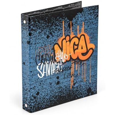 Pryma Raccoglitore 4 Anelli – Quaderno ad Anelli Formato A4 – Copertina Rigida Decorata – Organizer per Scuola, Ufficio e Archivio Documenti Pryma Raccoglitore 4 Anelli – Quaderno ad Anelli Formato A4 – Copertina Rigida Decorata – Organizer per Scuola, Ufficio e Archivio Documenti