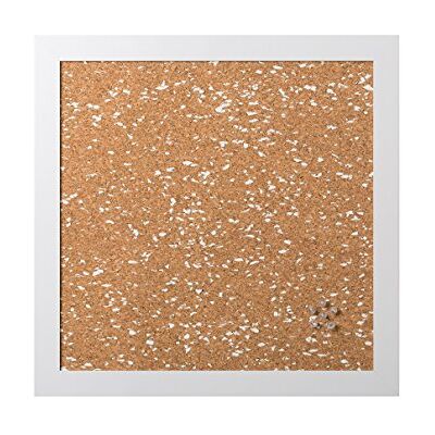 Bi-Office , Bacheca Black & White, Lavagna In Sughero Con Inclusioni Bianche EVA, Cornice Bianca MDF, 45x45cm, () Bi-Office , Bacheca Black & White, Lavagna In Sughero Con Inclusioni Bianche EVA, Cornice Bianca MDF, 45x45cm, ()