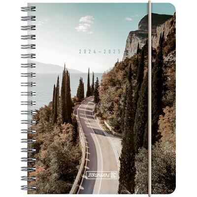 BRUNNEN Agenda scolastica (2024/2025) "Roadtrip", 2 pagine = 1 settimana, A6, 208 pagine, multicolore BRUNNEN Agenda scolastica (2024/2025) "Roadtrip", 2 pagine = 1 settimana, A6, 208 pagine, multicolore