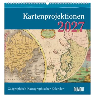 DUMONT Geographisch-Kartographischer Kalender 2027: Wandkalender 45x48 cm mit historischen Landkarten, erläuternden Texten und Spiralbindung DUMONT Geographisch-Kartographischer Kalender 2027: Wandkalender 45x48 cm mit historischen Landkarten, erläuternden Texten und Spiralbindung