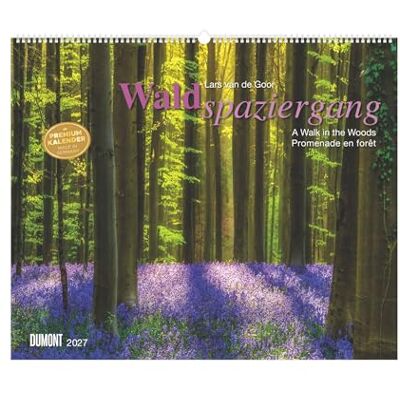 DUMONT Waldspaziergang 2027: Wandkalender 60x50 cm mit Naturfotografie von Lars van de Goor und 3-sprachigem Kalendarium DUMONT Waldspaziergang 2027: Wandkalender 60x50 cm mit Naturfotografie von Lars van de Goor und 3-sprachigem Kalendarium