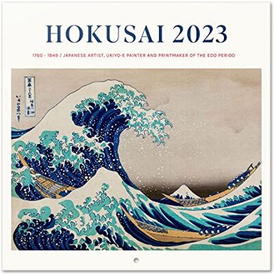 Grupo Erik Calendario 2023 da Muro Arte Japanese Hokusai 12 mesi + 4 in omaggio, 30x30 cm, FSC ottimo come calendario 2023 da parete, calendario ufficio 2023, calendario 2023 da muro japan Grupo Erik Calendario 2023 da Muro Arte Japanese Hokusai 12 mesi + 4 in omaggio, 30x30 cm, FSC ottimo come calendario 2023 da parete, calendario ufficio 2023, calendario 2023 da muro japan