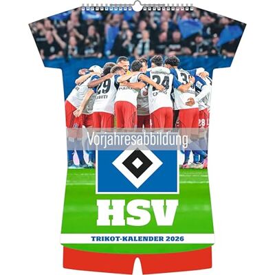 Alpha Hamburger SV 2027: Trikotkalender 34,1x42 cm mit 12 Fußballspieler-Fotografien, deutschem und englischem Kalendarium und Spiralbindung Alpha Hamburger SV 2027: Trikotkalender 34,1x42 cm mit 12 Fußballspieler-Fotografien, deutschem und englischem Kalendarium und Spiralbindung