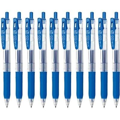 Zebra Technologies Zebra Sarasa clip 0.5 – Penna a inchiostro gel, impugnatura in gomma, 0.5 mm, inchiostro blu cobalto, set di 10 con ecologia Sticky notes Zebra Technologies Zebra Sarasa clip 0.5 – Penna a inchiostro gel, impugnatura in gomma, 0.5 mm, inchiostro blu cobalto, set di 10 con ecologia Sticky notes