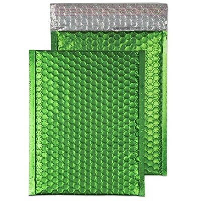 Blake Colour Packaging 250 x 180 mm 70 Mu Busta a bolle metallica Stacca e sigilla () Verde avocado, Confezione da 500 Blake Colour Packaging 250 x 180 mm 70 Mu Busta a bolle metallica Stacca e sigilla () Verde avocado, Confezione da 500