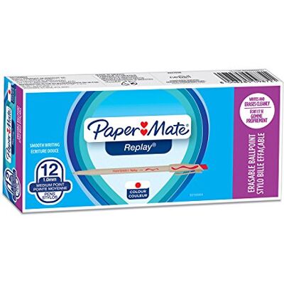 Paper Mate PENNA SFERA CANCELLABILE REPLAY ROSSO Paper Mate PENNA SFERA CANCELLABILE REPLAY ROSSO