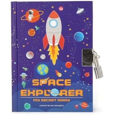 Legami Diario segreto con Lucchetto, 328 Pagine, Tema Space Legami Diario segreto con Lucchetto, 328 Pagine, Tema Space