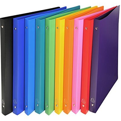 Exacompta RACCOGLITORE PP OPACO A4 4 ANELLI Ø15MM COLORI ASS. Exacompta RACCOGLITORE PP OPACO A4 4 ANELLI Ø15MM COLORI ASS.