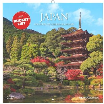 Alpha Japan 2027: Wandkalender 30x30 cm (30x60 cm geöffnet) mit Notizkalendarium, 12 Japan-Motiven und Bucket-List Alpha Japan 2027: Wandkalender 30x30 cm (30x60 cm geöffnet) mit Notizkalendarium, 12 Japan-Motiven und Bucket-List