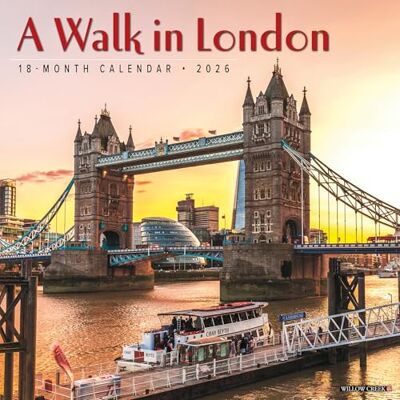 Willow Creek Press A Walk in London 2026 Wall Calendar Willow Creek Press A Walk in London 2026 Wall Calendar