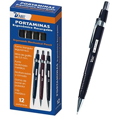ART Dohe Confezione portamine in Metallo Nero, 0'5 mm (12 unità.) ART Dohe Confezione portamine in Metallo Nero, 0'5 mm (12 unità.)