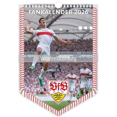 Alpha VfB Stuttgart 2027: Bannerkalender 29,7x42 cm mit 12 Stadion- und Fußballspieler-Fotografien, deutschem Kalendarium und Spiralbindung Alpha VfB Stuttgart 2027: Bannerkalender 29,7x42 cm mit 12 Stadion- und Fußballspieler-Fotografien, deutschem Kalendarium und Spiralbindung