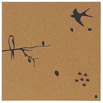 Bi-Office Bacheca nera Swallow 03 in Sughero, 40x40 Bi-Office Bacheca nera Swallow 03 in Sughero, 40x40