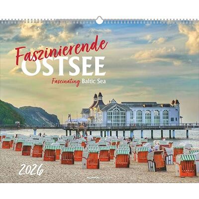 Alpha Faszinierende Ostsee 2027: Wandkalender 52x42,5 cm mit 12 Küsten- und Strandmotiven, sprachneutralem Kalendarium und Spiralbindung Alpha Faszinierende Ostsee 2027: Wandkalender 52x42,5 cm mit 12 Küsten- und Strandmotiven, sprachneutralem Kalendarium und Spiralbindung