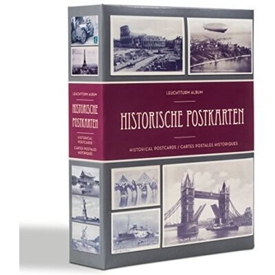 Leuchtturm Album für 200 hist. Postkarten: Album für 200 historische Postkarten, mit 50 eingebundenen Klarsichthüllen Leuchtturm Album für 200 hist. Postkarten: Album für 200 historische Postkarten, mit 50 eingebundenen Klarsichthüllen
