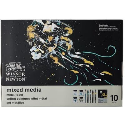 Winsor & Newton Set per tecnica mista Promarker Metallico Winsor & Newton Set per tecnica mista Promarker Metallico