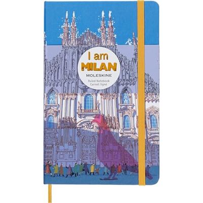 Moleskine I AM the city Mailand Notizbuch limitierte Ausgabe, L/A5, liniert, fester Einband Moleskine I AM the city Mailand Notizbuch limitierte Ausgabe, L/A5, liniert, fester Einband