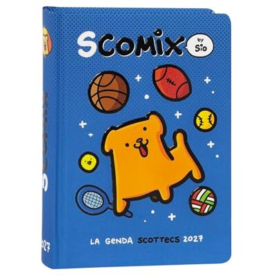COMIX S by Sio Agenda Giornaliera 16 Mesi, Diario 2026-2027 per Scuola Elementare e Media, con Copertina Rigida e Colorata, 512 Pagine a Colori, per Bambini e Ragazzi, 12x16.5 cm COMIX S by Sio Agenda Giornaliera 16 Mesi, Diario 2026-2027 per Scuola Elementare e Media, con Copertina Rigida e Colorata, 512 Pagine a Colori, per Bambini e Ragazzi, 12x16.5 cm