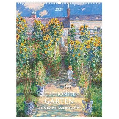 Alpha Die schönsten Gärten des Impressionismus 2027: Kunstkalender 42x56 cm mit Meisterwerken von Monet, Renoir, Degas und sprachneutralem Kalendarium Alpha Die schönsten Gärten des Impressionismus 2027: Kunstkalender 42x56 cm mit Meisterwerken von Monet, Renoir, Degas und sprachneutralem Kalendarium