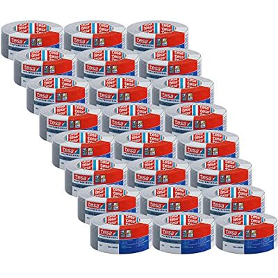 Tesa 4662 Nastro adesivo multiuso in tessuto, extra adesivo, per riparare, fissare, rinforzare, legare o rinforzare, 50 m x 48 mm, confezione da 24 pezzi Tesa 4662 Nastro adesivo multiuso in tessuto, extra adesivo, per riparare, fissare, rinforzare, legare o rinforzare, 50 m x 48 mm, confezione da 24 pezzi