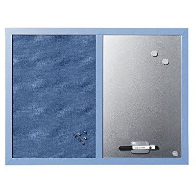 Bi-Office Pannello Blue Bells Combinato, 60x45, Azzurro Bi-Office Pannello Blue Bells Combinato, 60x45, Azzurro