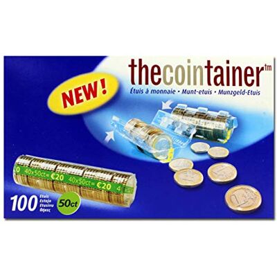 effektivo Blister Contenitori per Monete da 50 centesimi, 100 Pezzi in Plastica Trasparente. Blister Monete, Raccoglitore Soldi, Raccoglitore Monete, Euro Blister Monete, Conta Soldi effektivo Blister Contenitori per Monete da 50 centesimi, 100 Pezzi in Plastica Trasparente. Blister Monete, Raccoglitore Soldi, Raccoglitore Monete, Euro Blister Monete, Conta Soldi