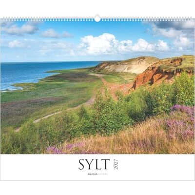 Alpha Sylt 2027: Wandkalender 60x50 cm mit Nordsee- und Küstenmotiven, sprachneutralem Kalendarium und Spiralbindung Alpha Sylt 2027: Wandkalender 60x50 cm mit Nordsee- und Küstenmotiven, sprachneutralem Kalendarium und Spiralbindung