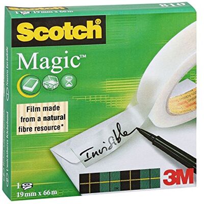 3M Scotch Magic Nastro Adesivo da cancelleria 66 m Bianco 1 Pezzo(i) 3M Scotch Magic Nastro Adesivo da cancelleria 66 m Bianco 1 Pezzo(i)