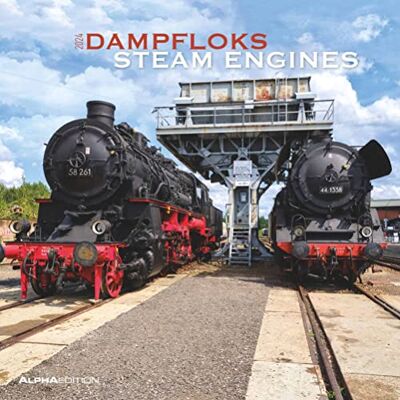 Alpha Dampfloks 2024 – Calendario opuscolo 30 x 30 cm (30 x 60 cm) – Calendario con spazio per appunti – Steam Engine – Calendario da parete Alpha Dampfloks 2024 – Calendario opuscolo 30 x 30 cm (30 x 60 cm) – Calendario con spazio per appunti – Steam Engine – Calendario da parete