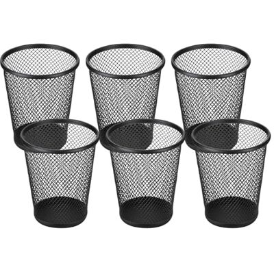 AiQInu Portapenne da Scrivania 6pcs, Porta Penne per Scrivania in Metallo, Organizer Scrivania con Design Industriale, Porta Oggetti Multifunzione, Impilabile, per Ufficio e Casa AiQInu Portapenne da Scrivania 6pcs, Porta Penne per Scrivania in Metallo, Organizer Scrivania con Design Industriale, Porta Oggetti Multifunzione, Impilabile, per Ufficio e Casa