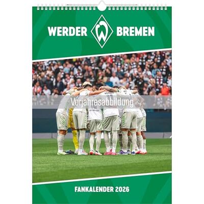 Alpha Werder Bremen 2027: Wandkalender 29,7x42 cm mit 12 Stadion- und Fußballspieler-Fotografien, deutschem Kalendarium und Spiralbindung Alpha Werder Bremen 2027: Wandkalender 29,7x42 cm mit 12 Stadion- und Fußballspieler-Fotografien, deutschem Kalendarium und Spiralbindung