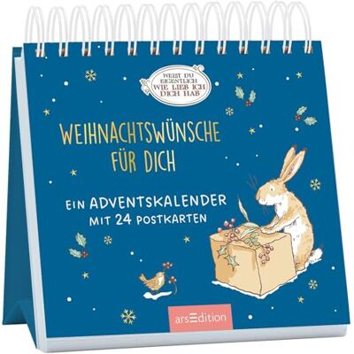 Ars Edition Postkarten-Adventskalender. Weißt du eigentlich, wie lieb ich dich hab? Weihnachtswünsche für dich: Ein Adventskalender mit 24 Postkarten Ars Edition Postkarten-Adventskalender. Weißt du eigentlich, wie lieb ich dich hab? Weihnachtswünsche für dich: Ein Adventskalender mit 24 Postkarten